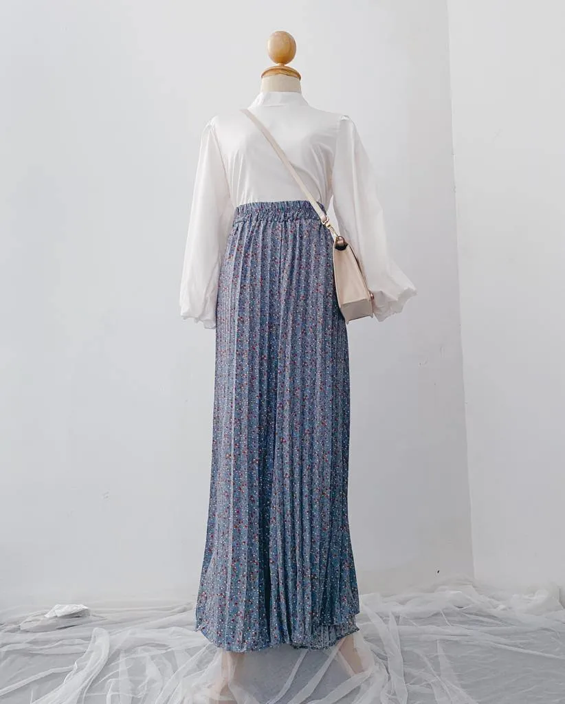 Korean Pleated pants - Floral