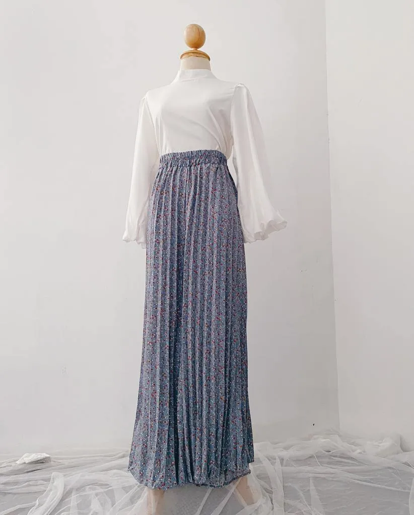 Korean Pleated pants - Floral