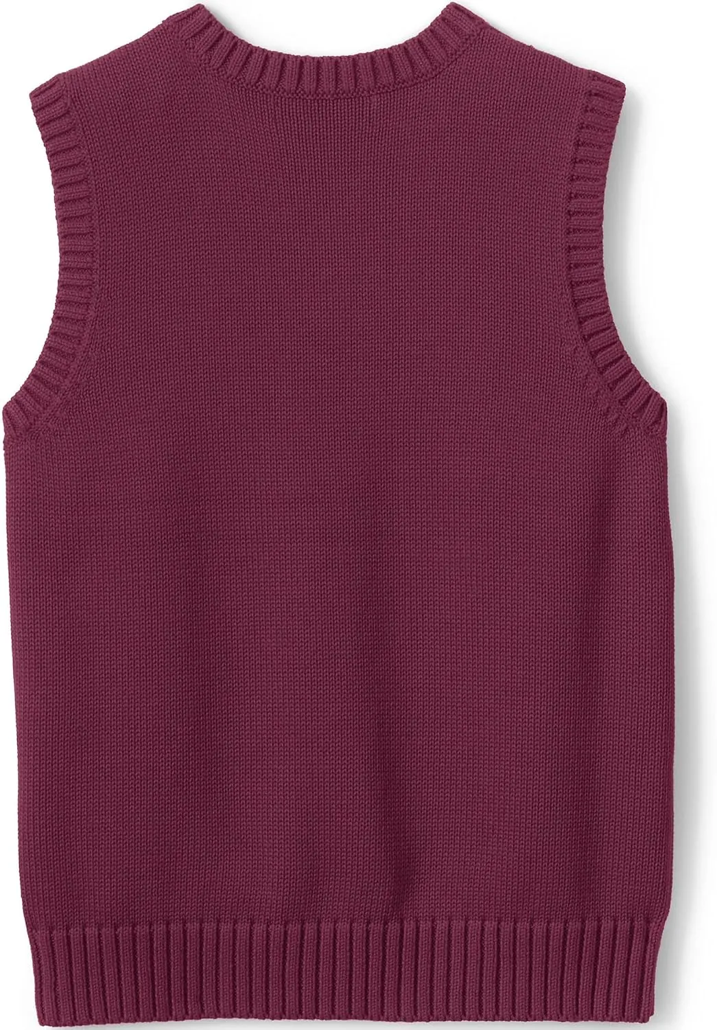 Lands' End School Uniform Kids Cotton Modal Sweater Vest