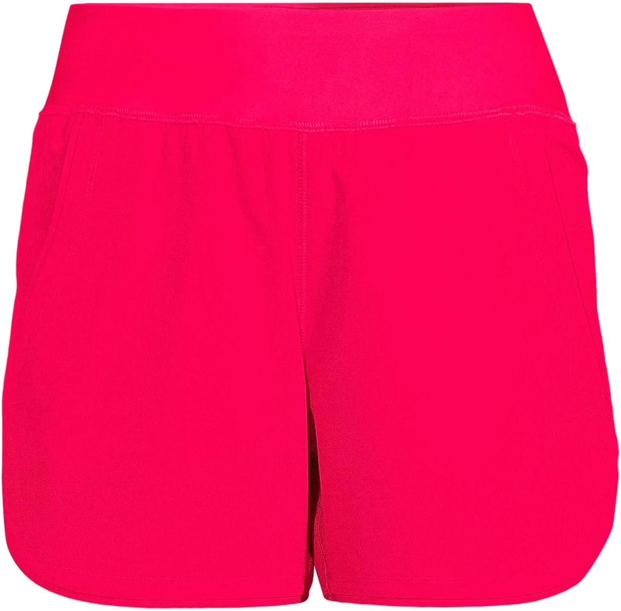 Lands' End Women's 5" Quick Dry Elastic Waist Board Shorts Swim Cover-up Shorts with Panty
