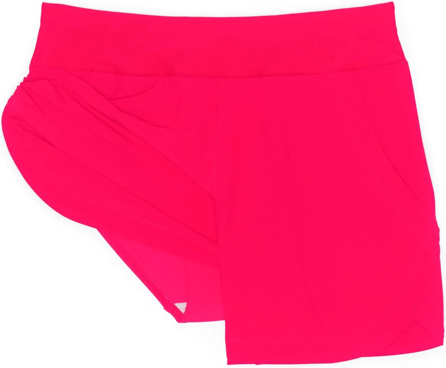Lands' End Women's 5" Quick Dry Elastic Waist Board Shorts Swim Cover-up Shorts with Panty