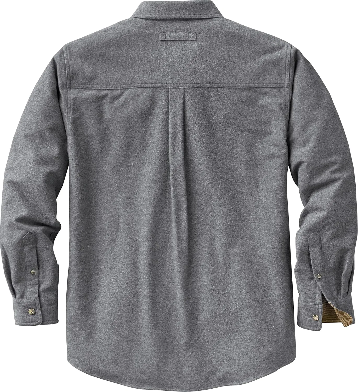 Legendary Whitetails Men's Buck Camp Flannel, Long Sleeve Plaid Button Down Casual Shirt, Corduroy Cuffs