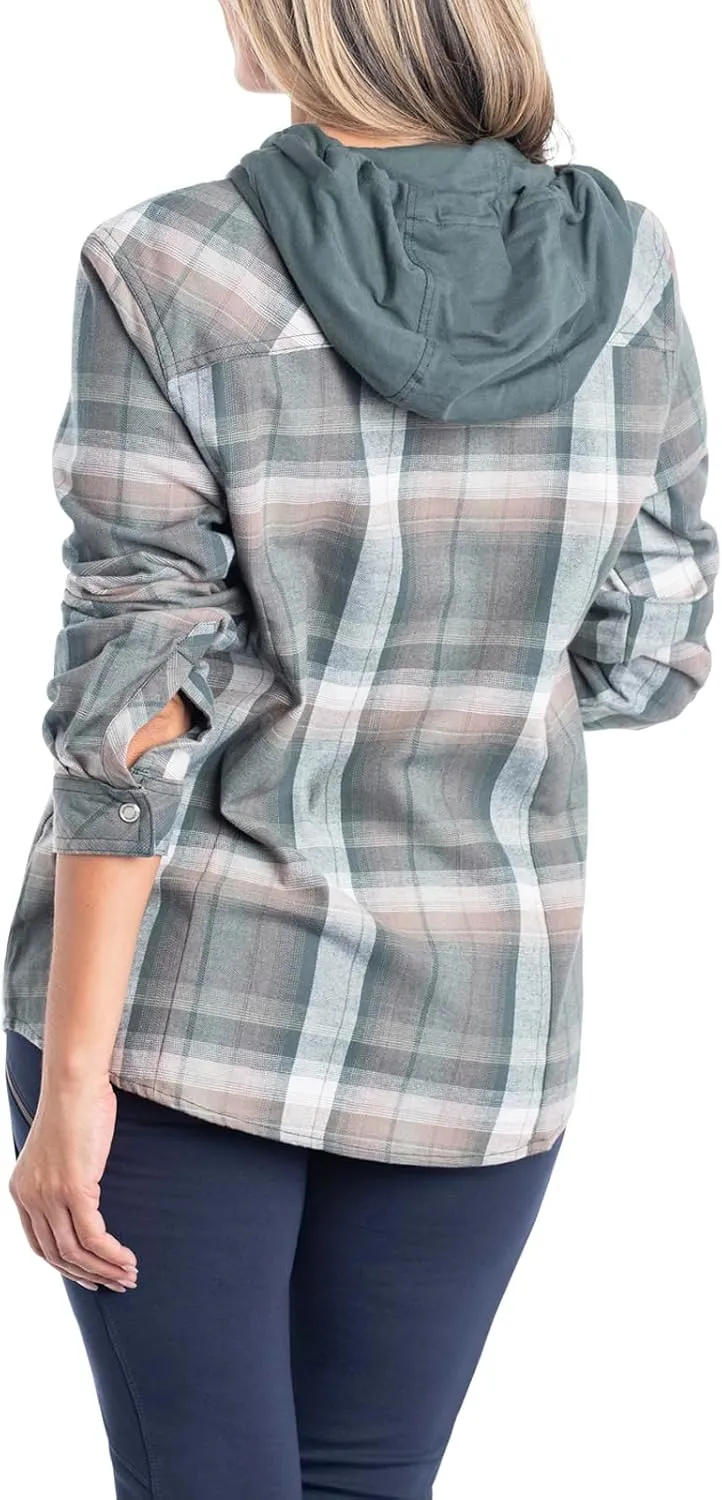 Legendary Whitetails Women's Lumber Jane Hooded Flannel Shirt