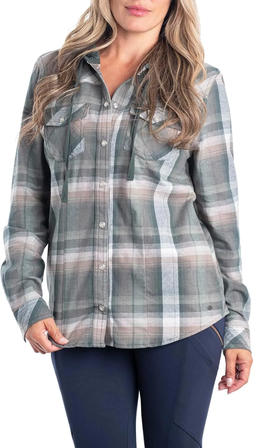 Legendary Whitetails Women's Lumber Jane Hooded Flannel Shirt