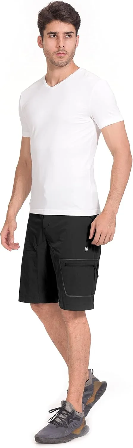 Little Donkey Andy Men's Lightweight Quick Dry Hiking Shorts Breathable Outdoor Cargo Shorts for Fishing Travel Casual