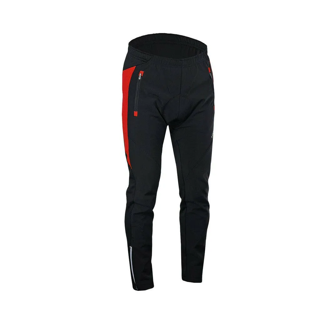 Lixada Men Winter Cycling Clothing Set Windproof Long Sleeve Cycling Jersey Coat Jacket with 3D Padded Pants Trousers