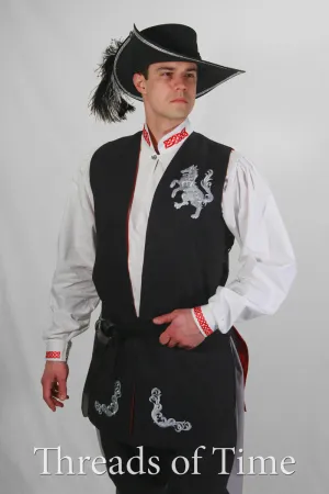 Long Vest - Heraldic with hood, sleeves, or mantle options