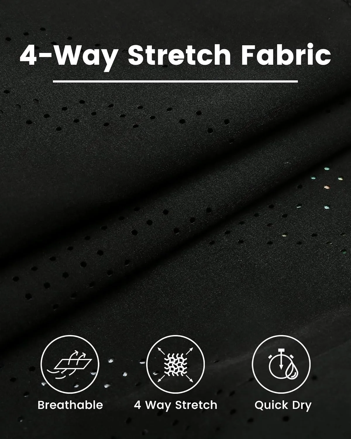 maamgic Mens Swim Trunks with Compression Liner 5 Inch Inseam Quick Dry Board Shorts with Zipper Pockets Swimming Shorts