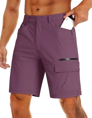 MAGCOMSEN Men's Hiking Cargo Shorts 9" Quick Dry Lightweight Summer Casual Shorts for Men Work Golf Outdoor 5 Pockets