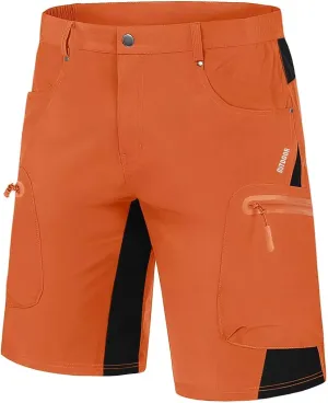 MAGCOMSEN Men's Hiking Shorts 5 Pockets Ripstop, Quick Dry, Summer Athletic Shorts for Workout, Hiking, Cycling