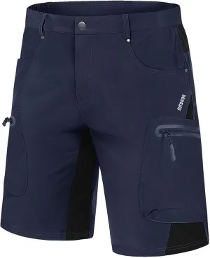 MAGCOMSEN Men's Hiking Shorts 5 Pockets Ripstop, Quick Dry, Summer Athletic Shorts for Workout, Hiking, Cycling