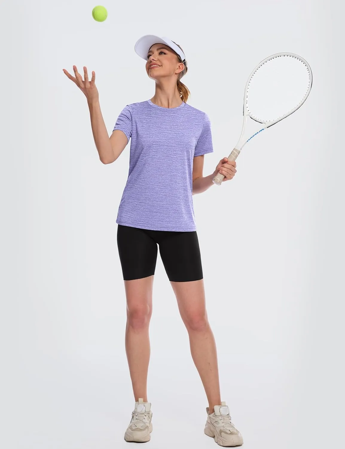 MAGCOMSEN Women's Short Sleeve T Shirts UPF 50  Sun Protection Athletic Running Workout Tee Tops
