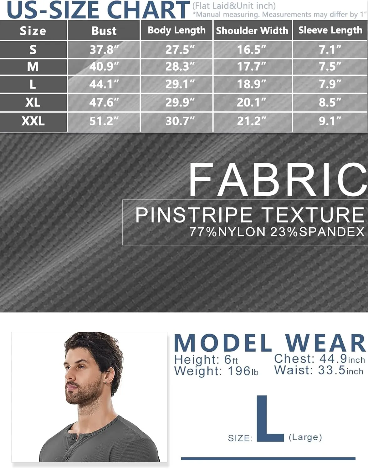 Mens Dry Fit Henley Shirt Gym Clothes Slim Fit T Shirt Workout Short Sleeve Athletic Tshirt True Classic Casual Tee