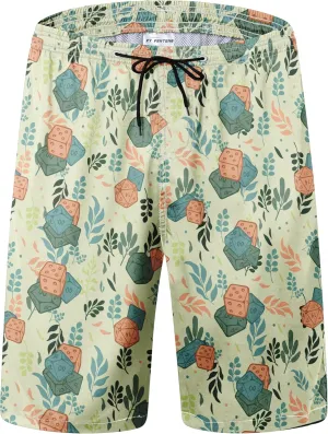 Mens Swim Trunks Quick Dry Board Shorts with Mesh Lining, Breathable Surf Beach Shorts Swimwear Bathing Suits