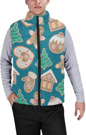Mens Vest Symbols Of The New Year Men'S Outdoor Quilted Winter Vest Puffer Sleeveless Jacket Padded Vest