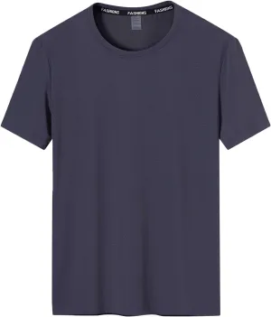 Men's Women's Solid Color Mesh Breathable Perforated Quick Dry Casual Athletic T-Shirt