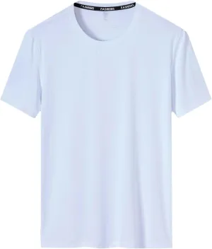 Men's Women's Solid Color Mesh Breathable Perforated Quick Dry Casual Athletic T-Shirt