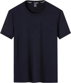 Men's Women's Solid Color Mesh Breathable Perforated Quick Dry Casual Athletic T-Shirt