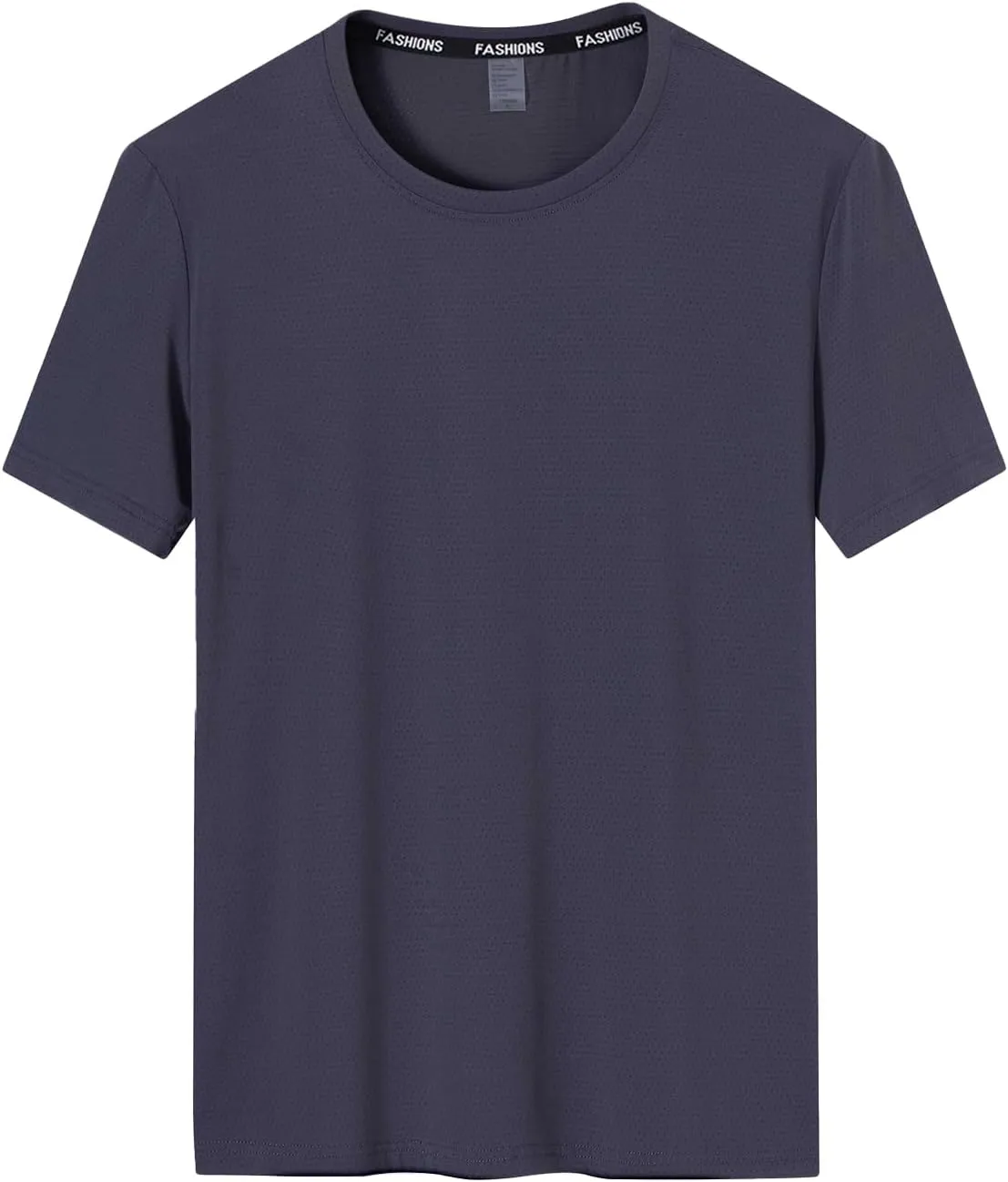 Men's Women's Solid Color Mesh Breathable Perforated Quick Dry Casual Athletic T-Shirt