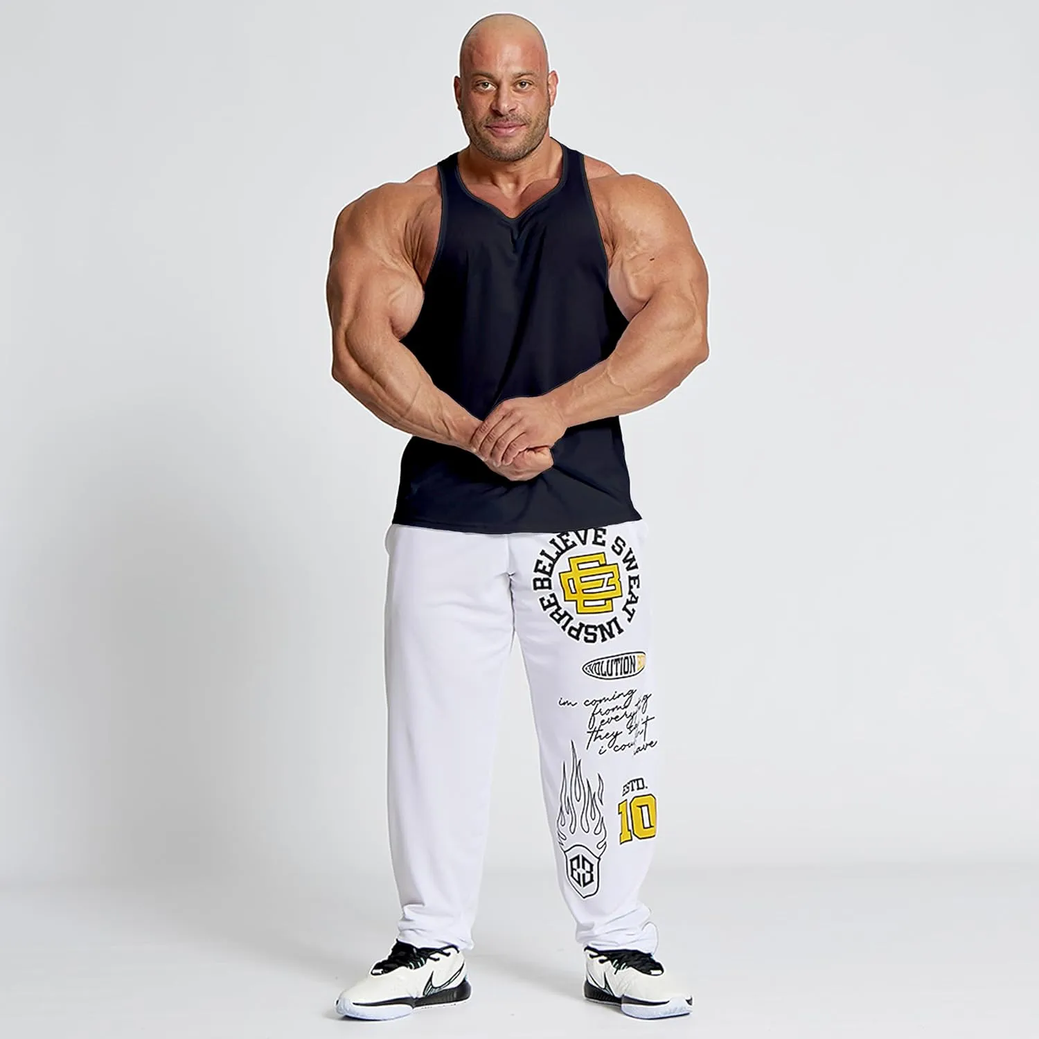 Men's Workout Trainning Tank Tops Slim Fit Muscle T Shirt Quick Dry Runnning Top Athletic Gym Tee