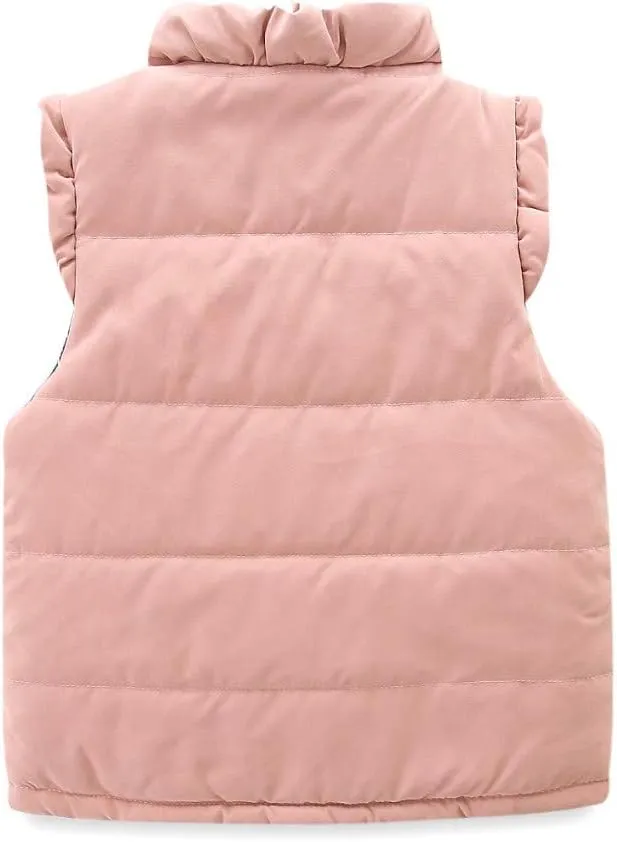 Mud Kingdom Little Girls Vests Outerwear Lightweight Cute Floral
