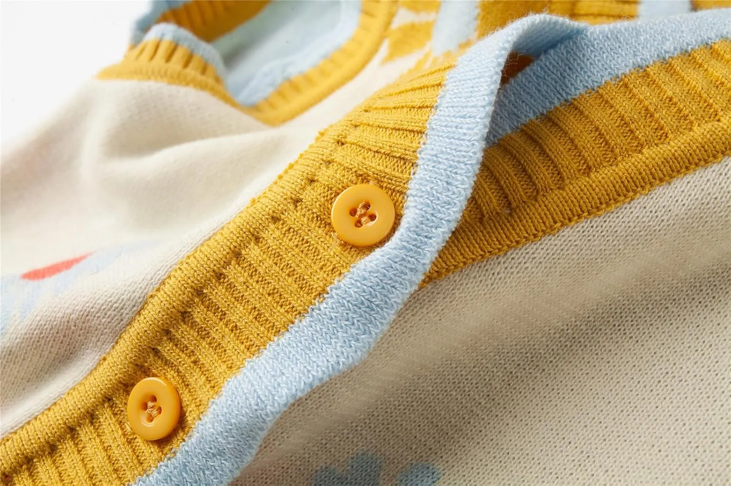 Mud Kingdom Toddler Little Girls Sweater Vest Knitted Sleeveless Button Down V-Neck Spring Autumn