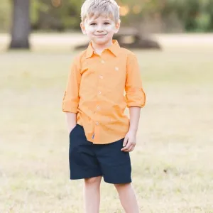 Navy Lightweight Chino Shorts
