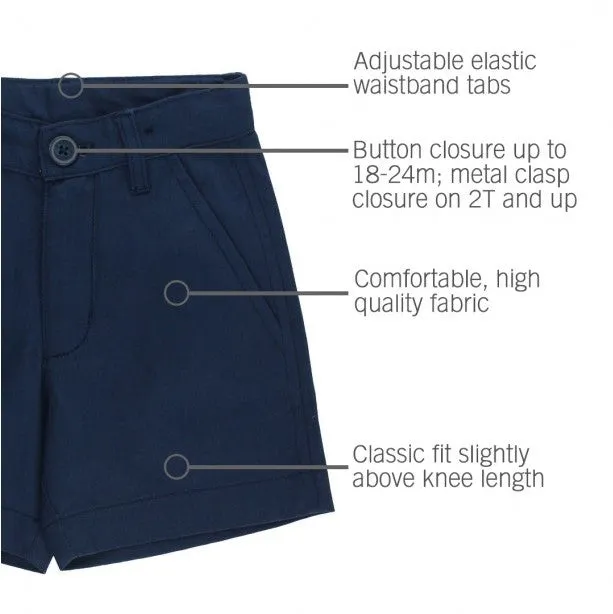 Navy Lightweight Chino Shorts