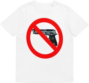 No Violence Unisex Organic Cotton t-Shirt White