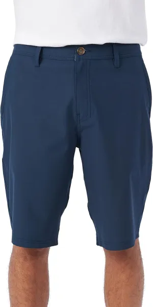 O'NEILL Men's 21 Inch Reserve Solid Hybrid Shorts - Water Resistant Mens Shorts with Quick Dry Stretch Fabric and Pockets