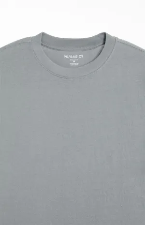 PacSun PS Basics Men's Gray Basic Oversized T-Shirt