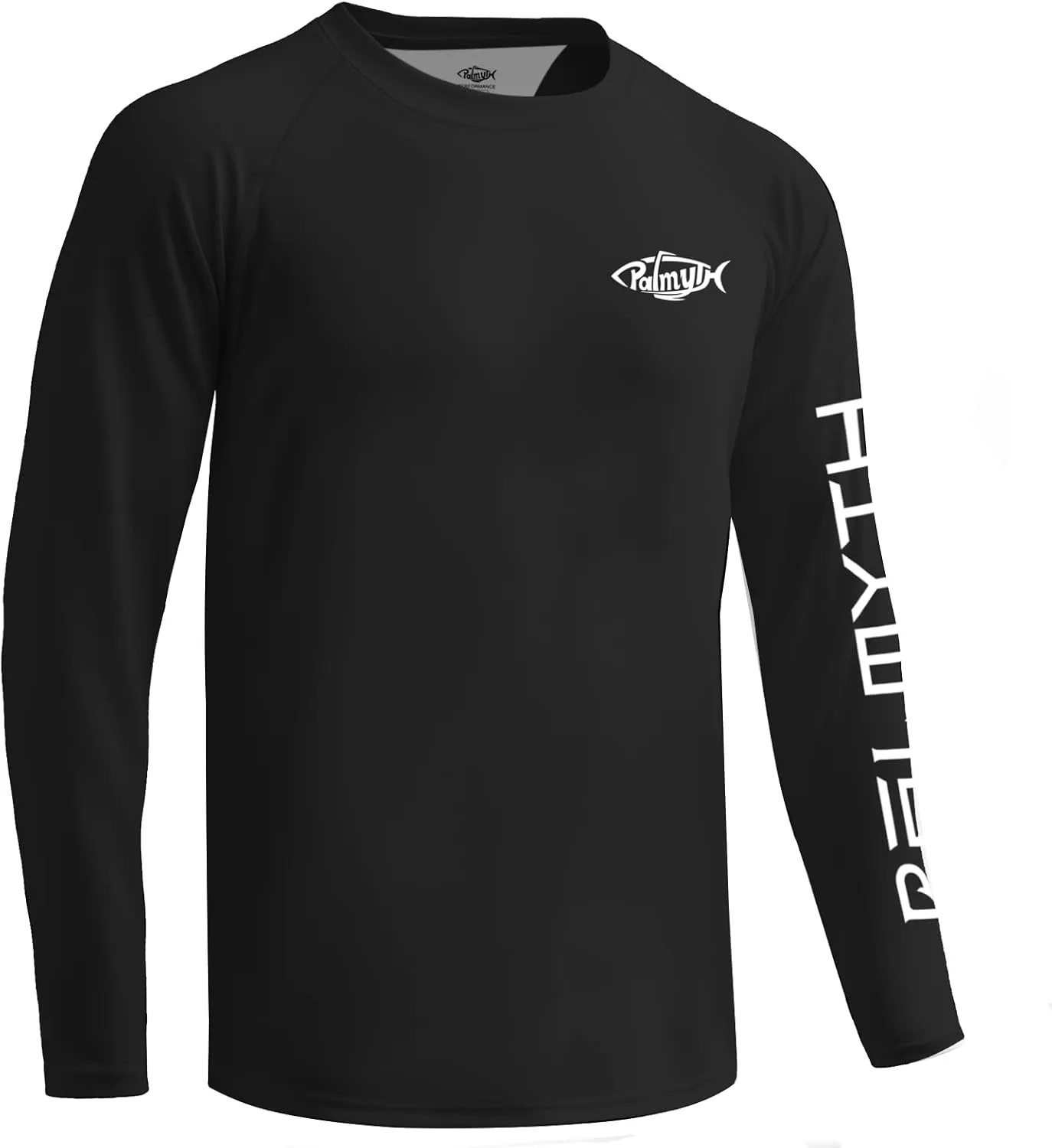 Palmyth Fishing Shirts for Men Long Sleeve UPF 50  T Shirt Sun Protection Tee