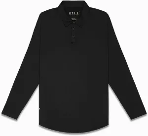 Performance Drop-Cut Polo Long Sleeve Men's Shirt