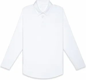 Performance Drop-Cut Polo Long Sleeve Men's Shirt