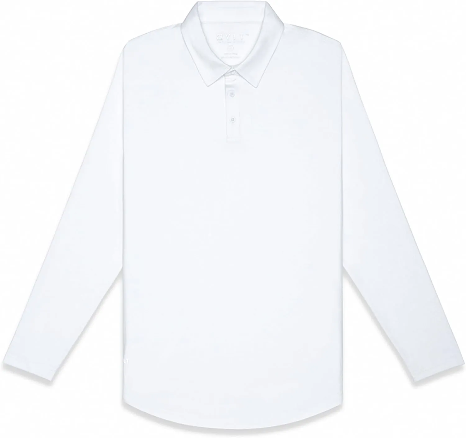 Performance Drop-Cut Polo Long Sleeve Men's Shirt
