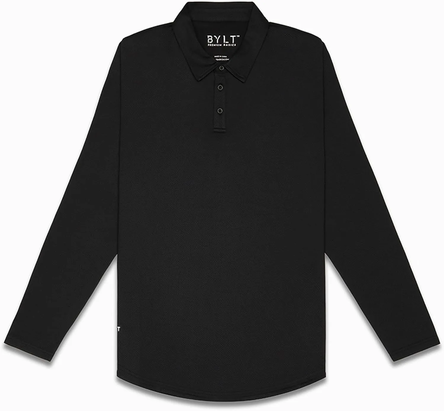 Performance Drop-Cut Polo Long Sleeve Men's Shirt