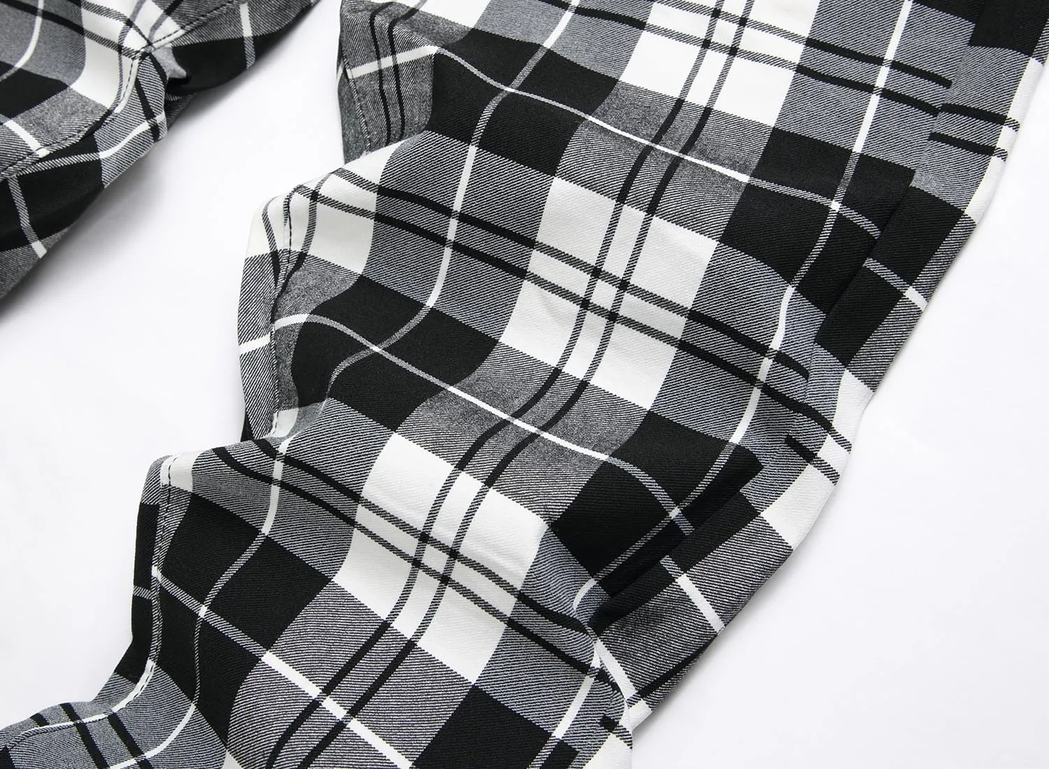 Plaid Pants for Men, Mens Skinny Stretch Slim fit Chinos Golf Business Dress Casual Pants