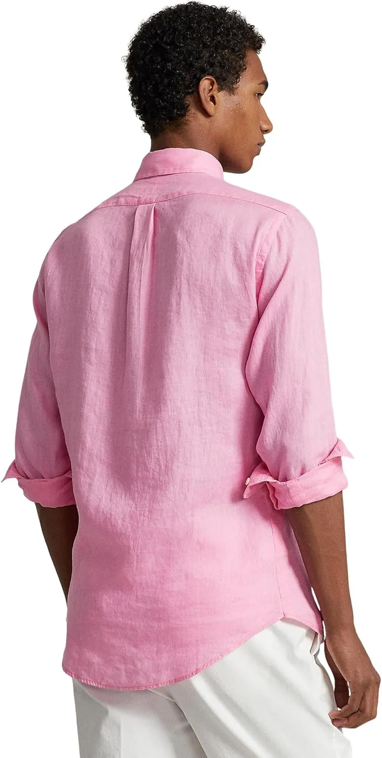 Polo Ralph Lauren Men's Linen Long Sleeve Shirt