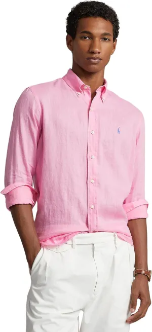 Polo Ralph Lauren Men's Linen Long Sleeve Shirt