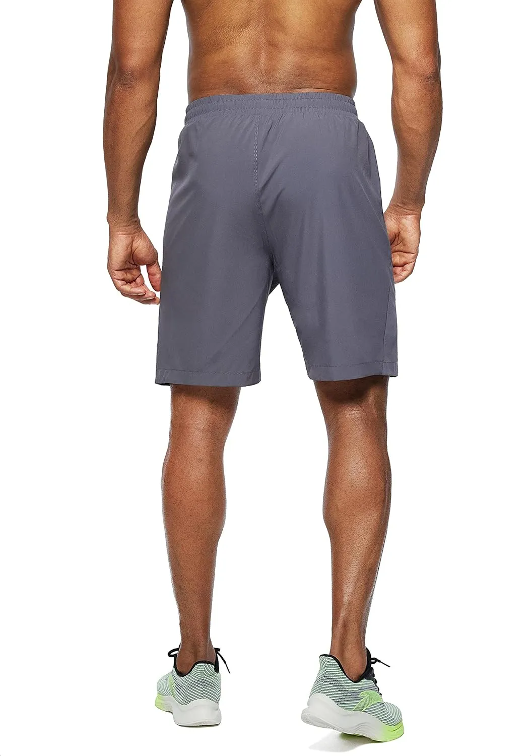 Pudolla Men's Workout Running Shorts 7"/5"/9" Lightweight Gym Athletic Shorts for Men with Zipper Pockets