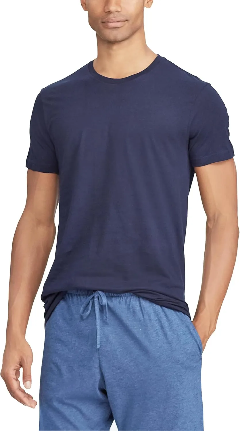 RALPH LAUREN Men's Slim Fit Cotton Crew Undershirts, 3 Pack