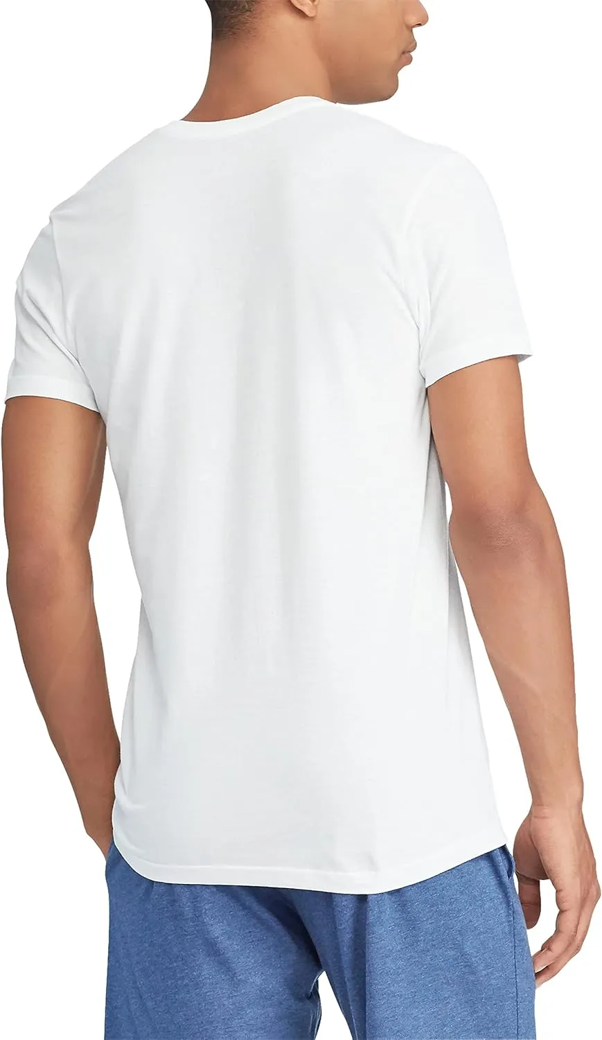 RALPH LAUREN Men's Slim Fit Cotton Crew Undershirts, 3 Pack
