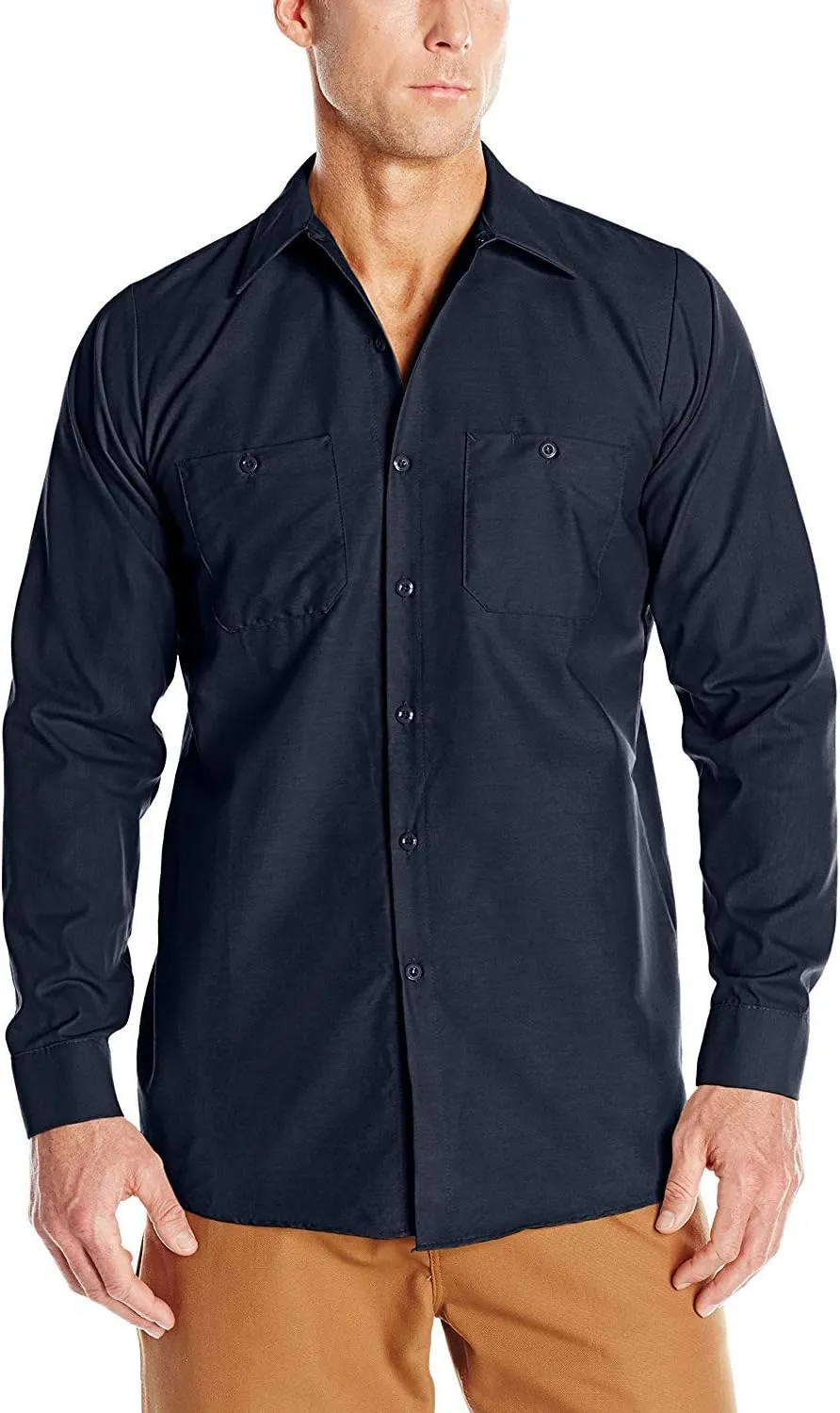 Red Kap Men's Industrial Long Sleeve Work Shirt