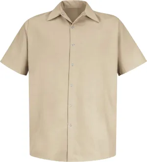 Red Kap Men's Specialized Pocketless Work Shirt