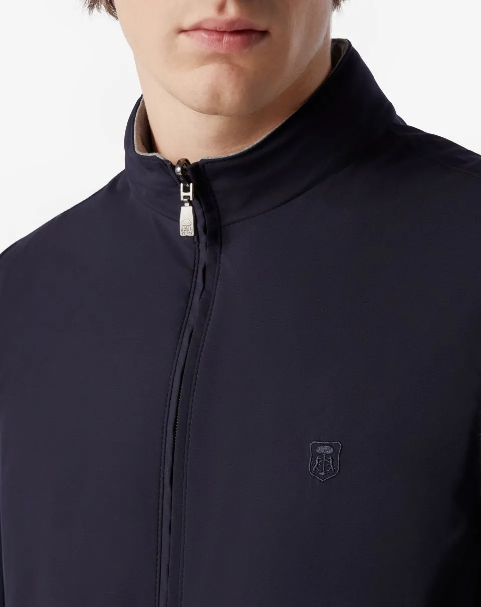Reversible technical fabric waistcoat
