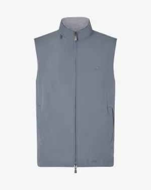 Reversible technical fabric waistcoat