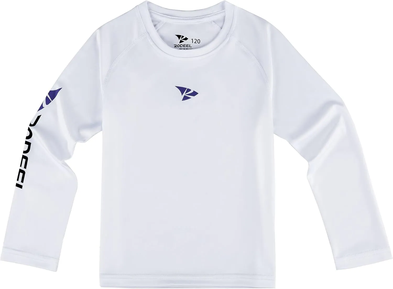 Rodeel Boy's UPF 50  Long Sleeve Fishing Shirt Sun Protection Tee Quick Dry Activewear