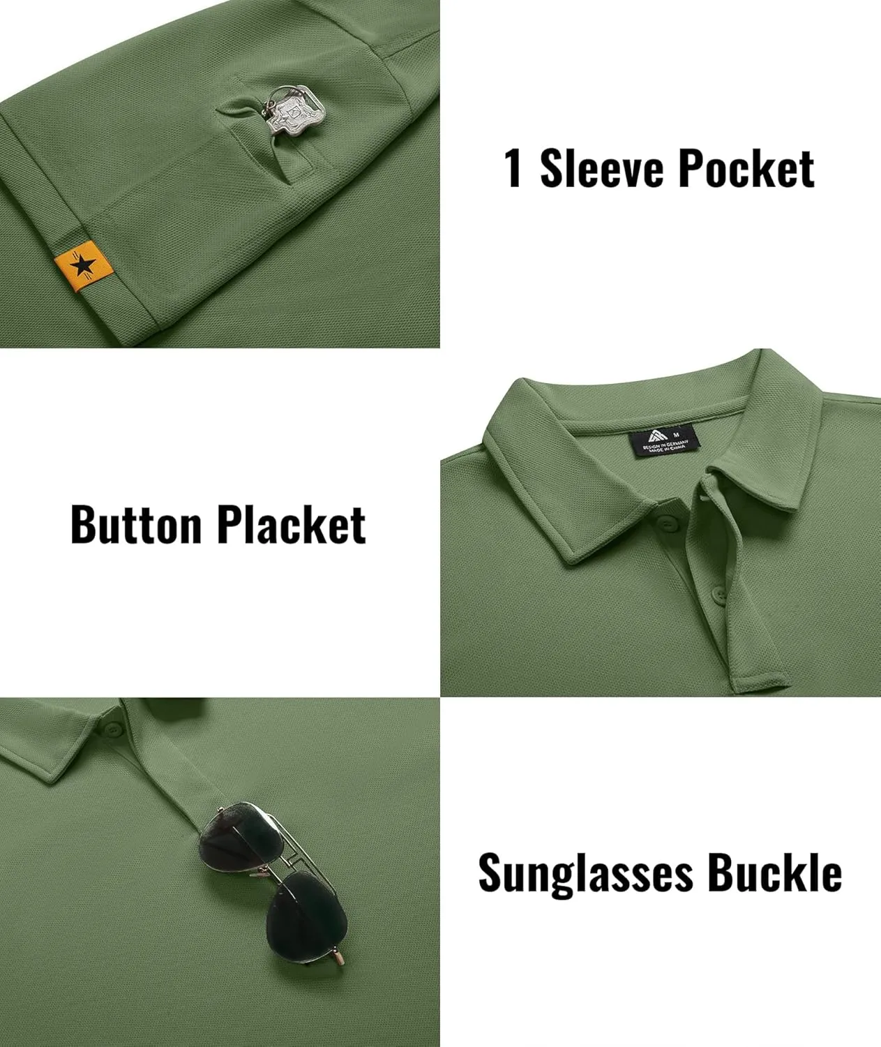 SCODI 5 Pack Mens Polo Shirts Short Sleeve Athletic Golf Polo Shirt for Men Casual Collared Summer Multipack T-Shirts