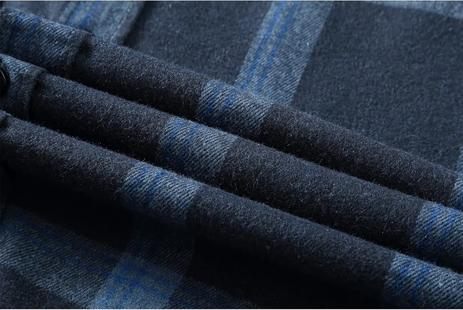 SCODI Mens Flannel Hoodie Shirt Casual Button Down Plaid Jacket Shirts Stylish Long Sleeve Shirts with Pocket
