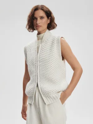 Seraphina Sleeveless Zip Knit